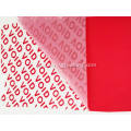 Red Total Transfer Tamper Evident Printing Material